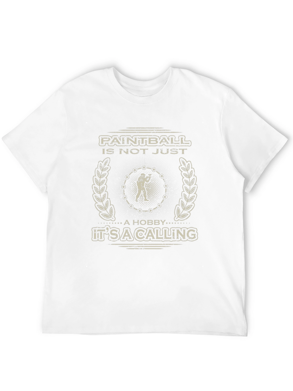 Paintball Calling T-Shirt - Black Graphic Tee