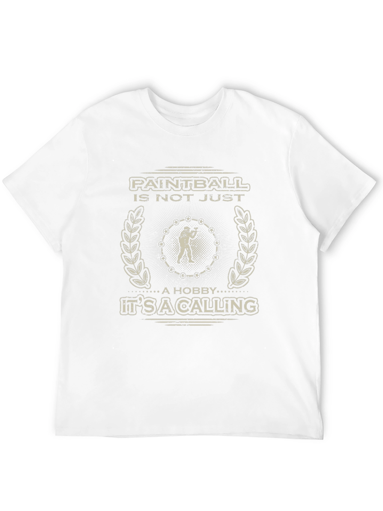 Paintball Calling T-Shirt - Black Graphic Tee
