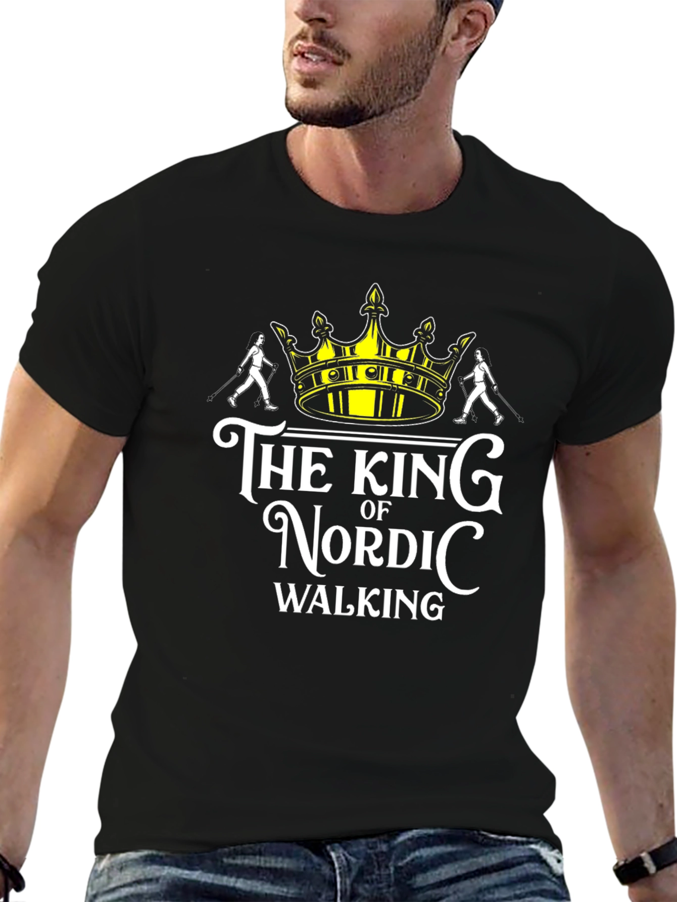 Nordic Walking King Graphic Tee