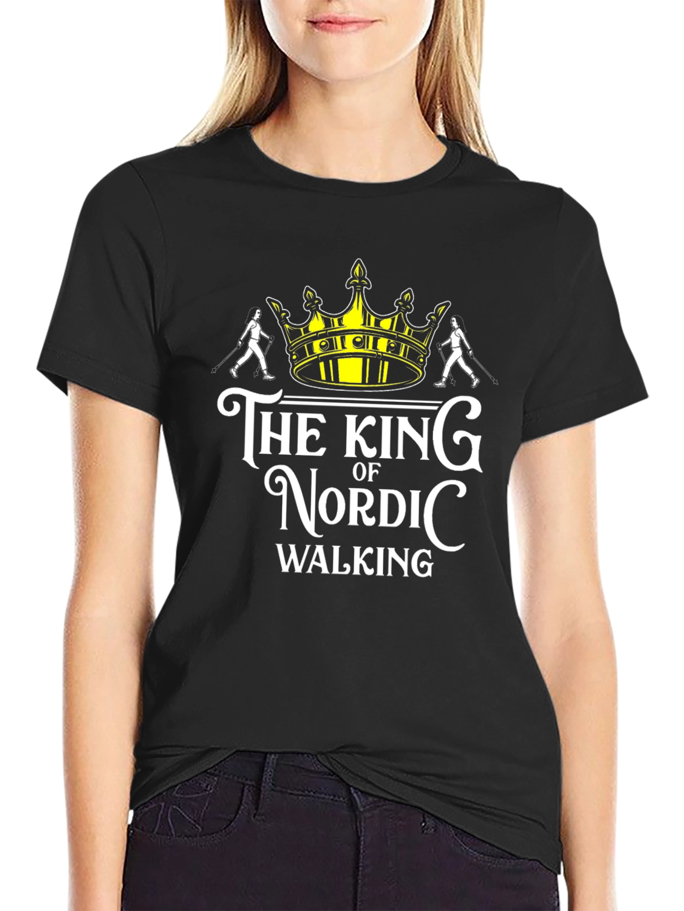Nordic Walking King Graphic Tee