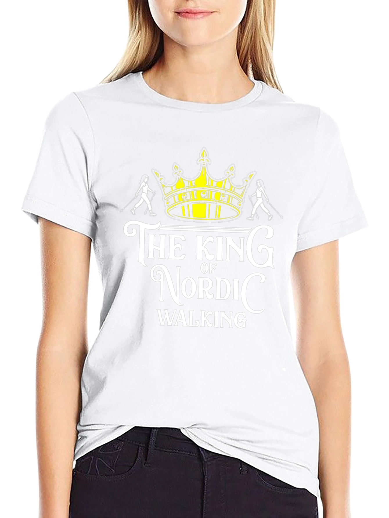 Nordic Walking King Graphic Tee