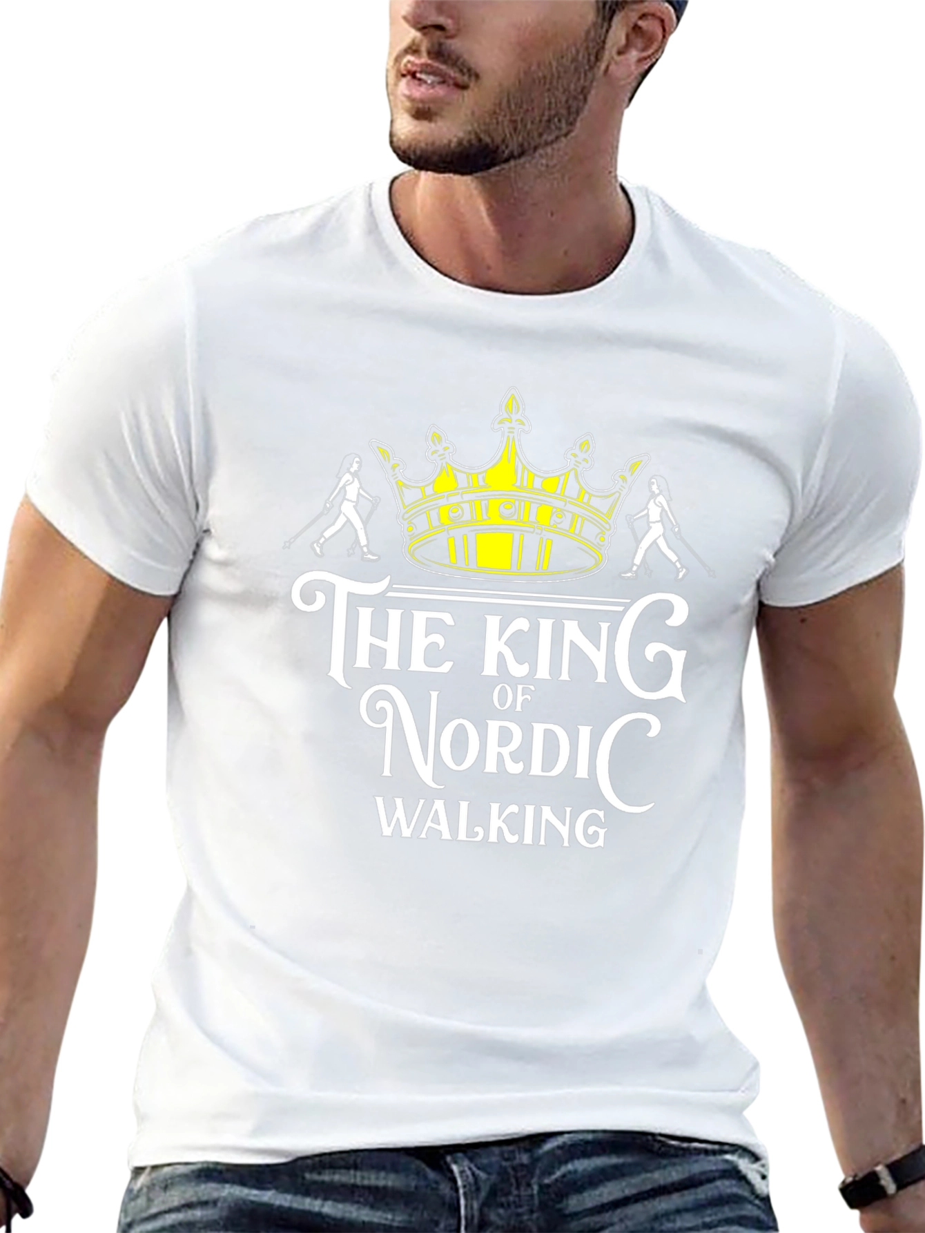 Nordic Walking King Graphic Tee