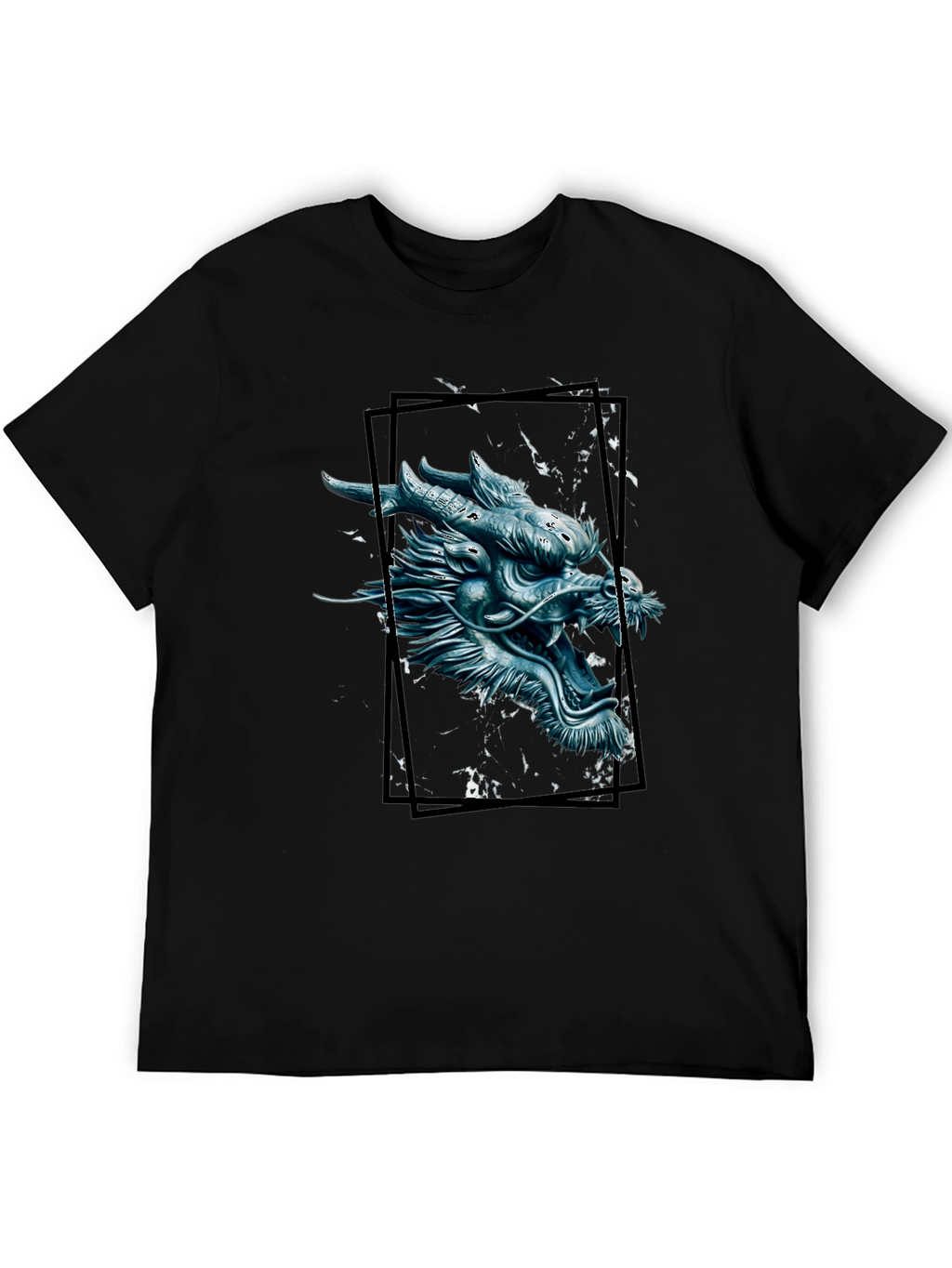 Dragon Graphic Tee - Mens Black T-Shirt