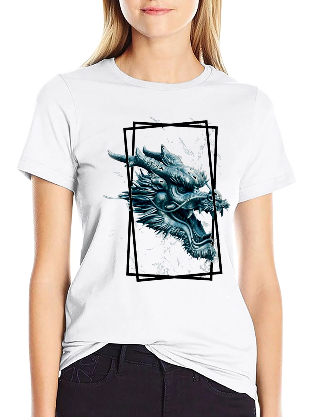 Dragon Graphic Tee - Mens Black T-Shirt