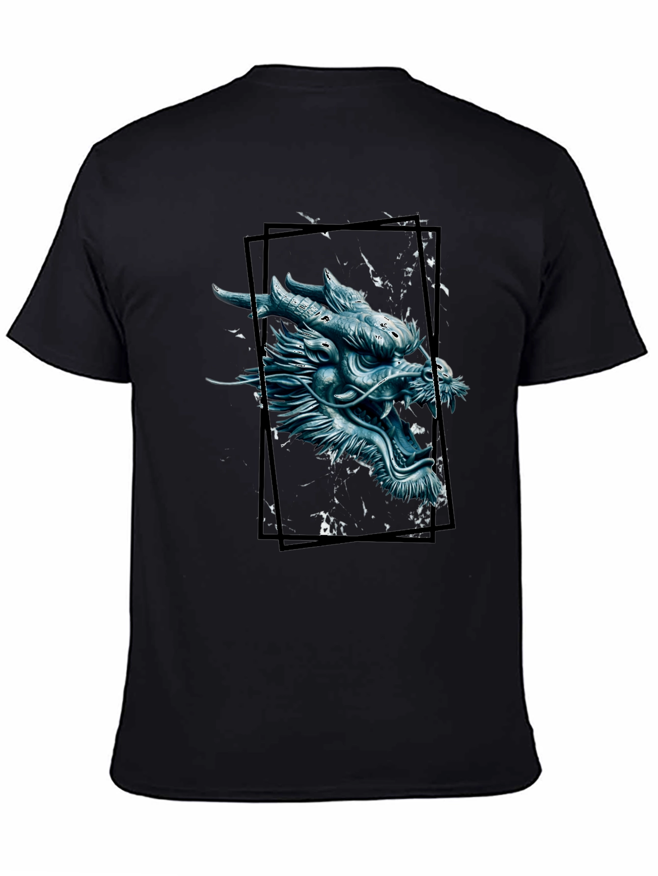 Dragon Graphic Tee - Mens Black T-Shirt