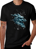 Dragon Graphic Tee - Mens Black T-Shirt