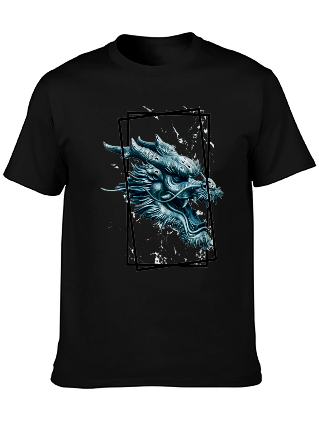 Dragon Graphic Tee - Mens Black T-Shirt