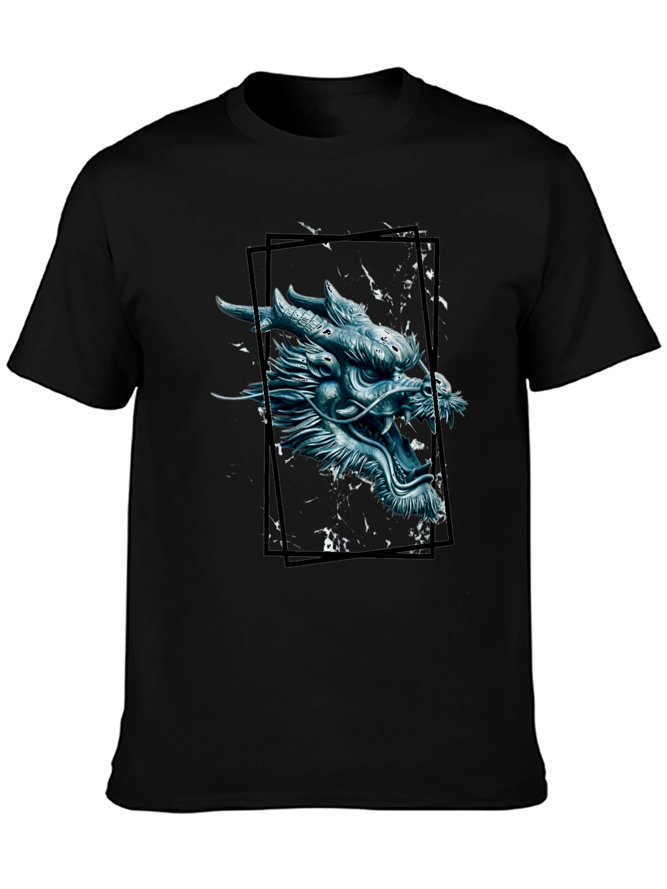Dragon Graphic Tee - Mens Black T-Shirt