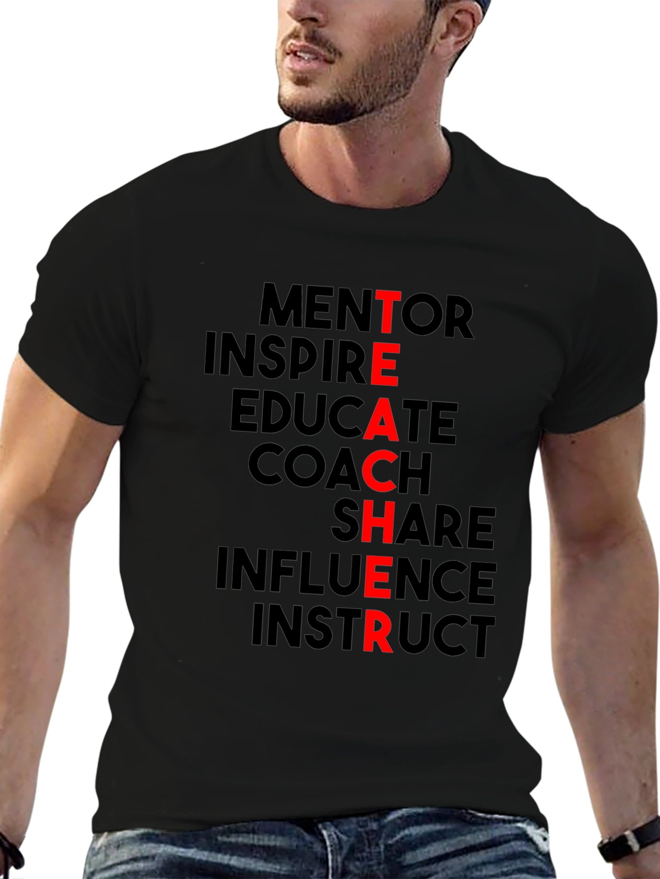 Teacher Mentor Graphic Tee - Inspire Educate Comfort