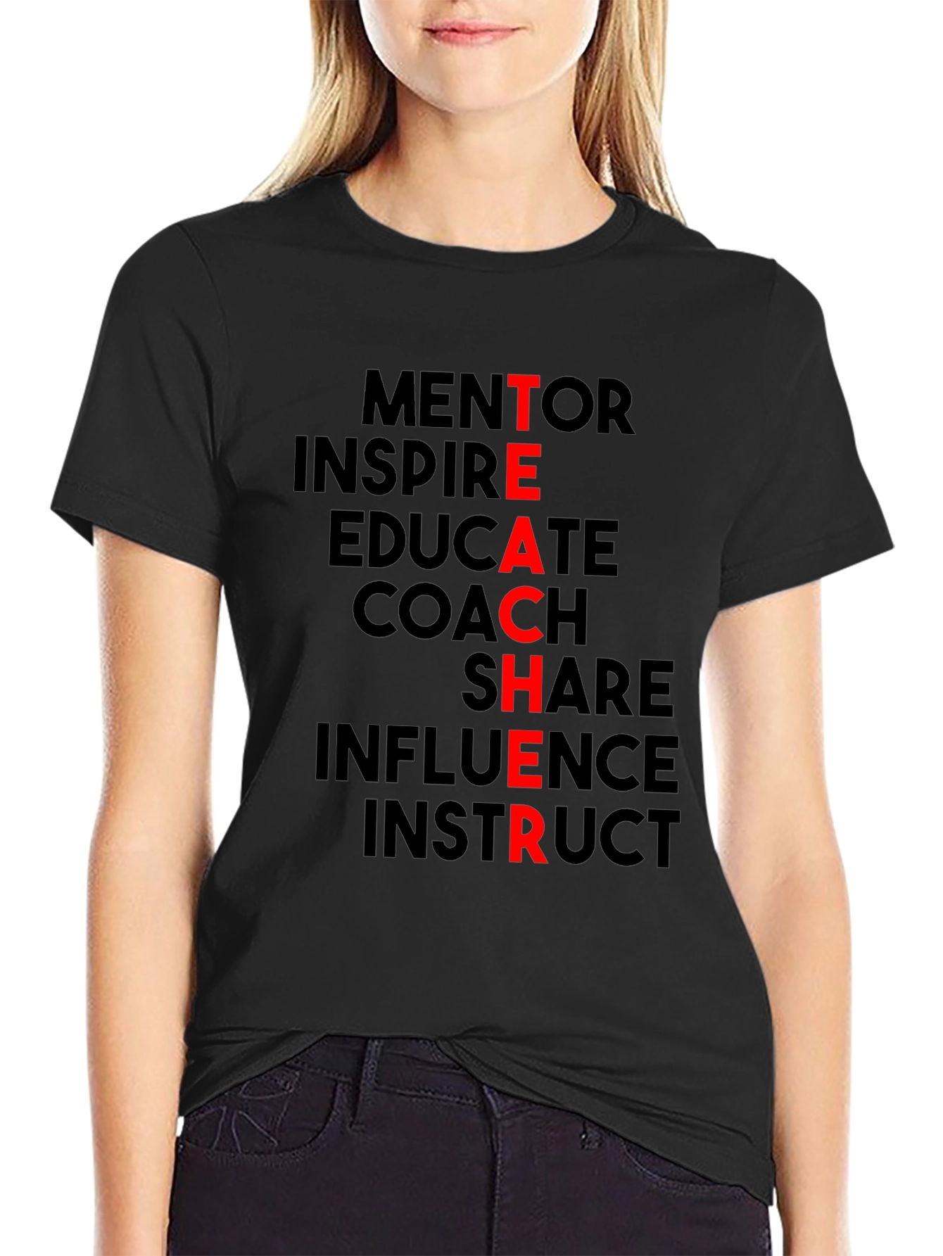 Teacher Mentor Graphic Tee - Inspire Educate Comfort