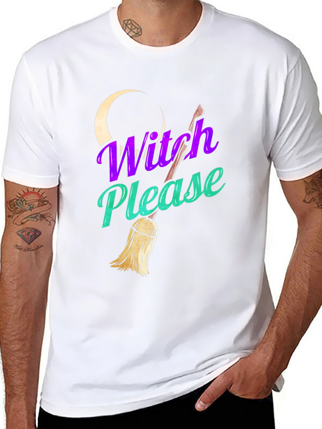 Witch Please Graphic Tee - Halloween T-Shirt