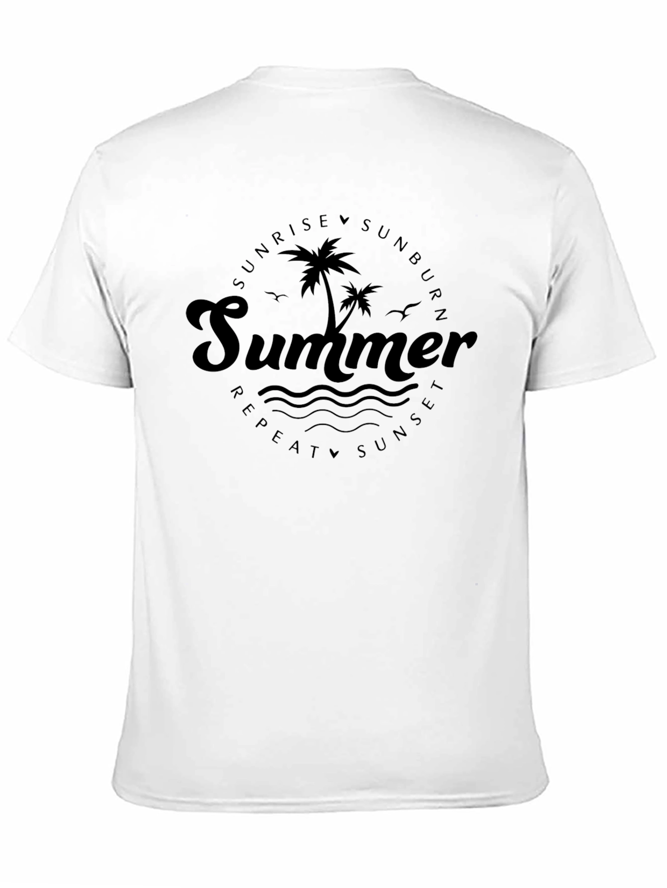 Summer Vibes T-Shirt - Sunrise Sunburn Repeat