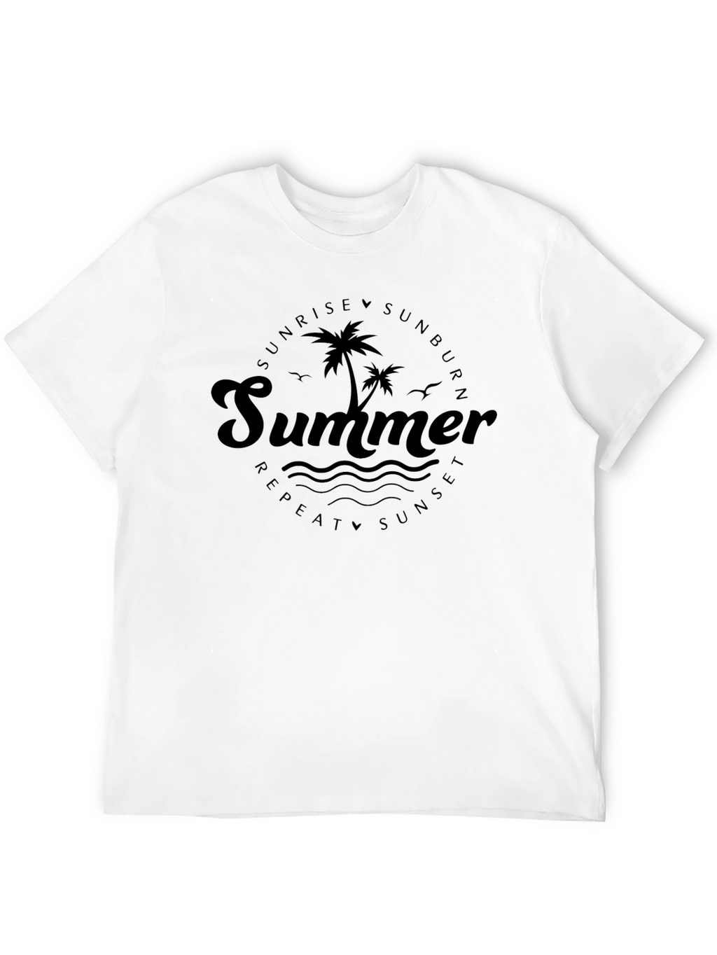Summer Vibes T-Shirt - Sunrise Sunburn Repeat