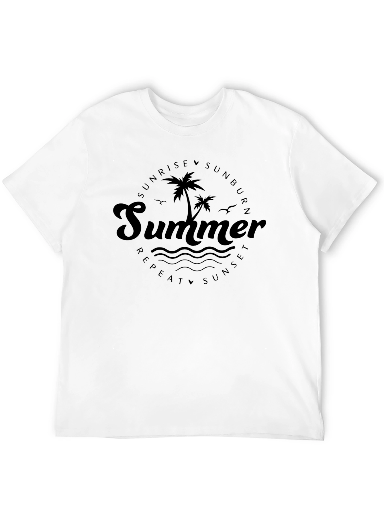 Summer Vibes T-Shirt - Sunrise Sunburn Repeat