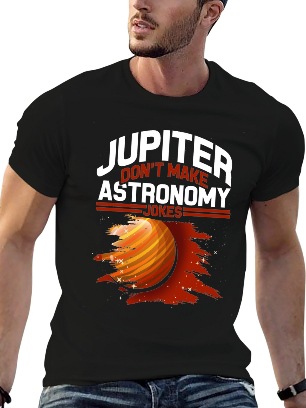 Jupiter Astronomy Jokes Graphic Tee