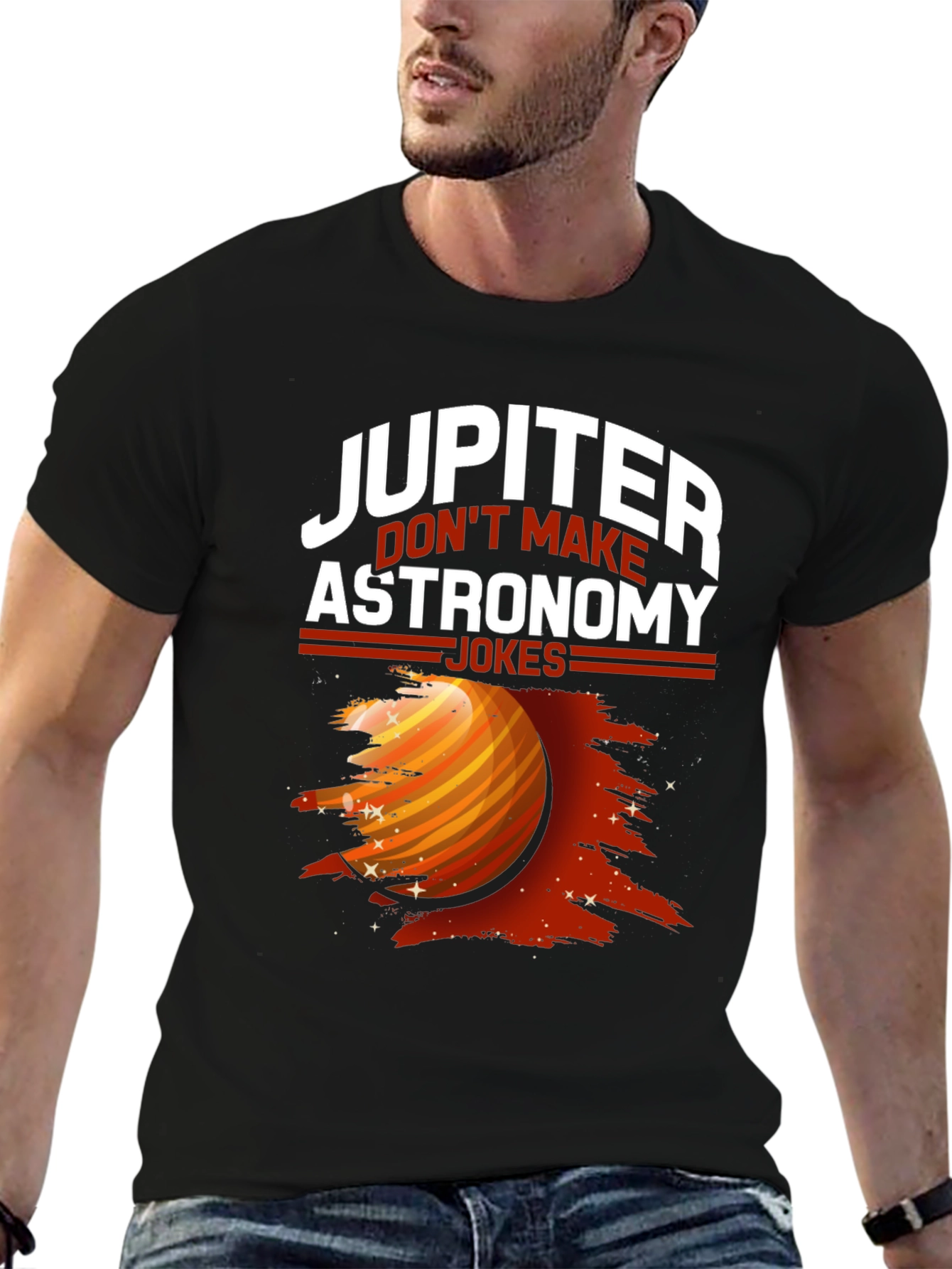 Jupiter Astronomy Jokes Graphic Tee