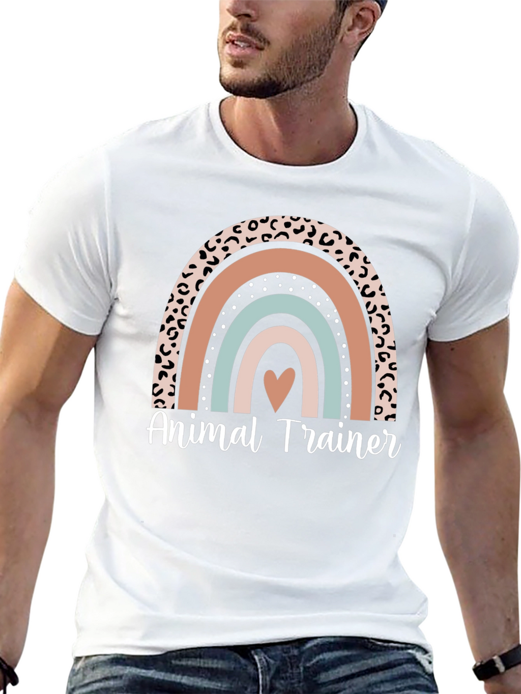 Animal Trainer Rainbow Graphic Tee