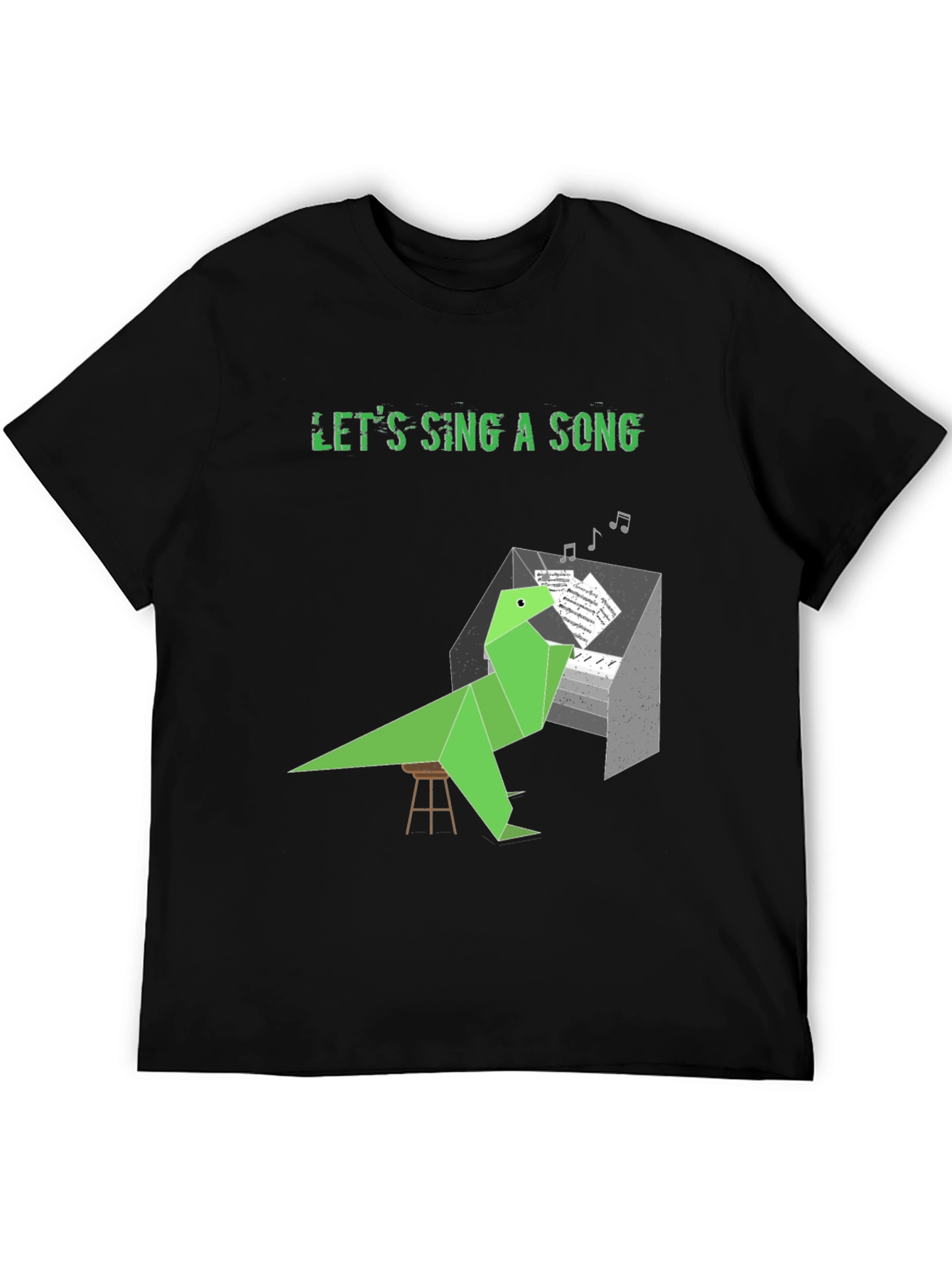 Musical Dino T-Shirt - Lets Sing A Song