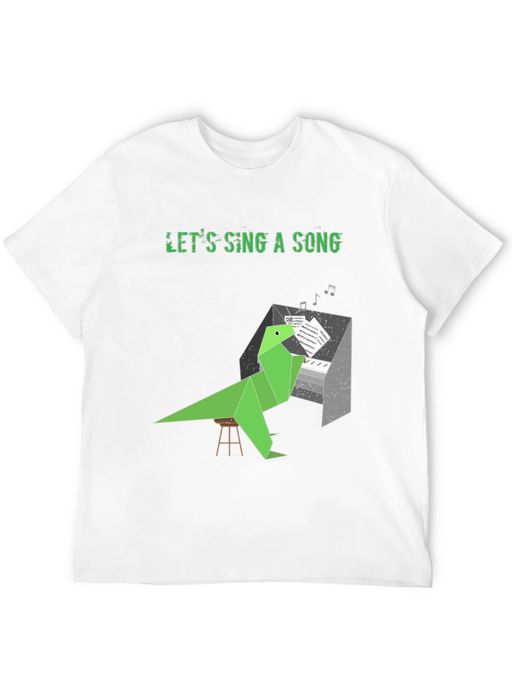 Musical Dino T-Shirt - Lets Sing A Song