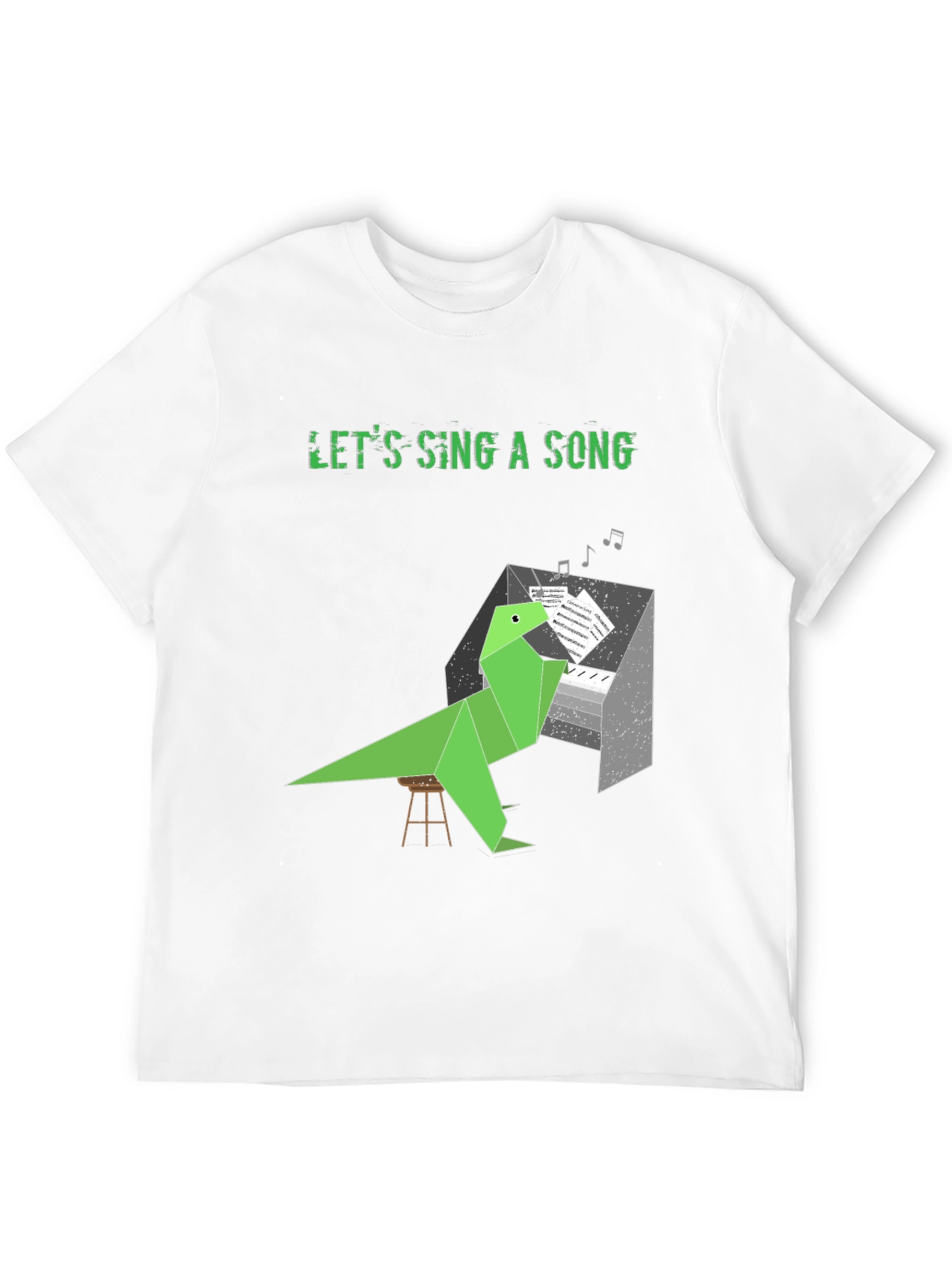 Musical Dino T-Shirt - Lets Sing A Song