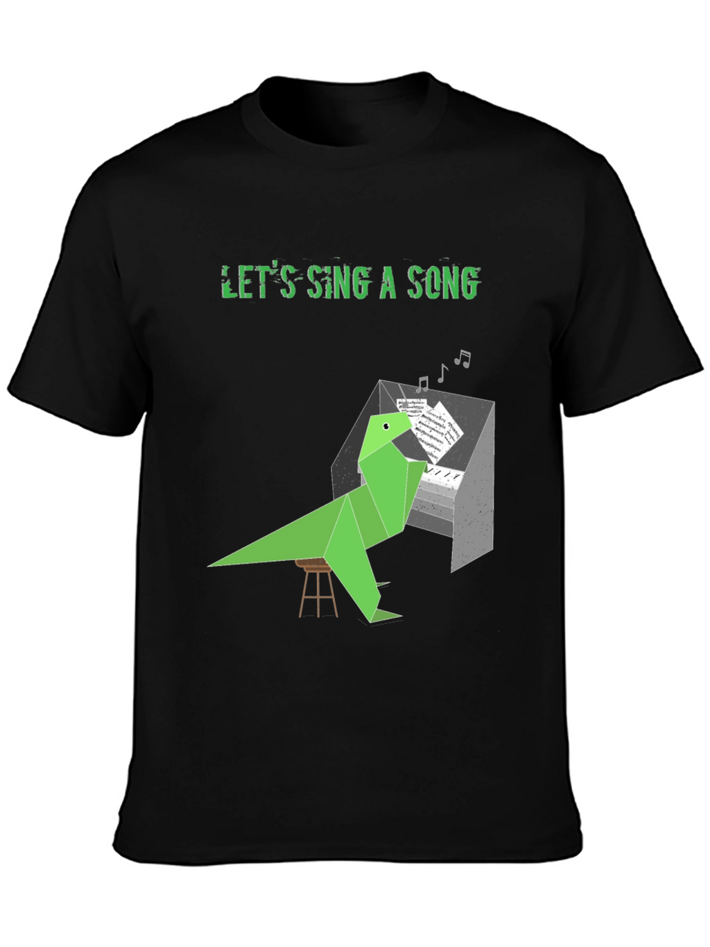 Musical Dino T-Shirt - Lets Sing A Song