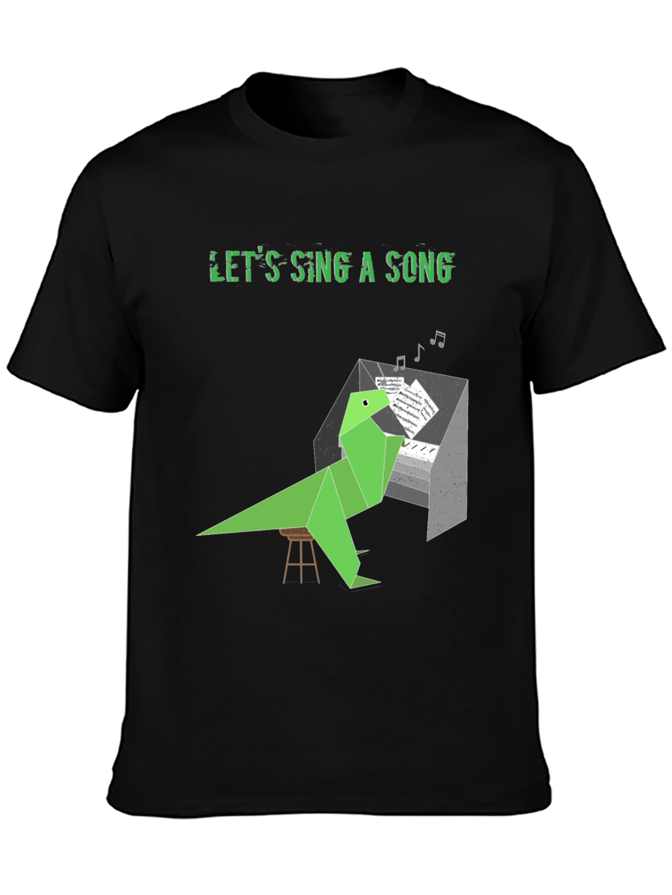 Musical Dino T-Shirt - Lets Sing A Song