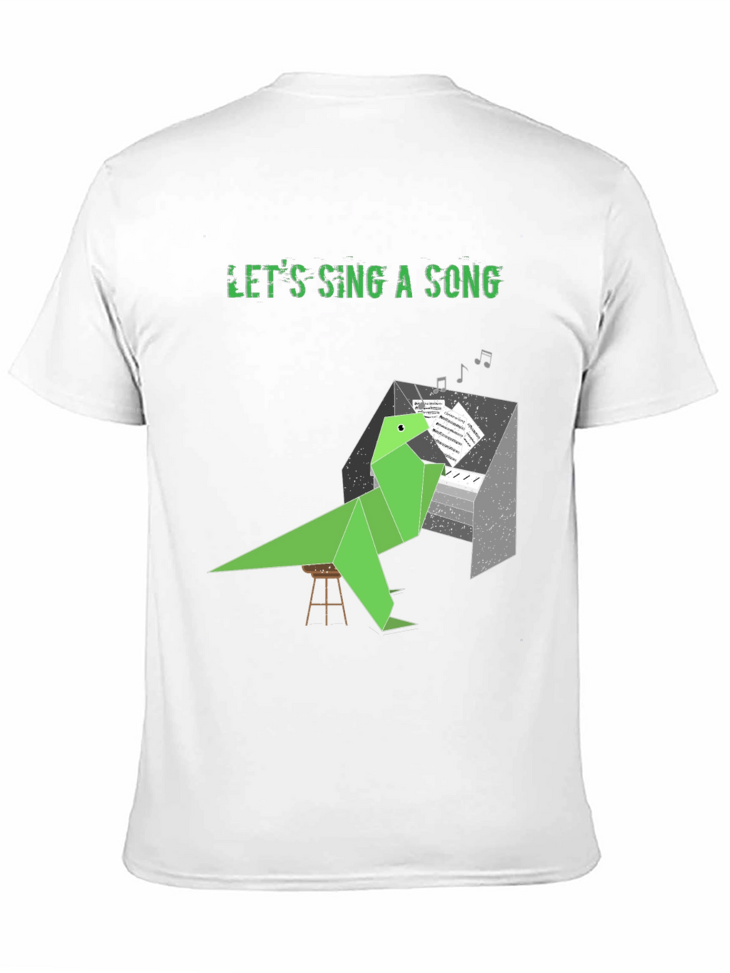 Musical Dino T-Shirt - Lets Sing A Song