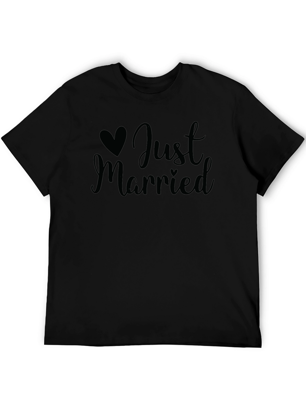 Just Married Graphic Tee - Newlywed Celebration