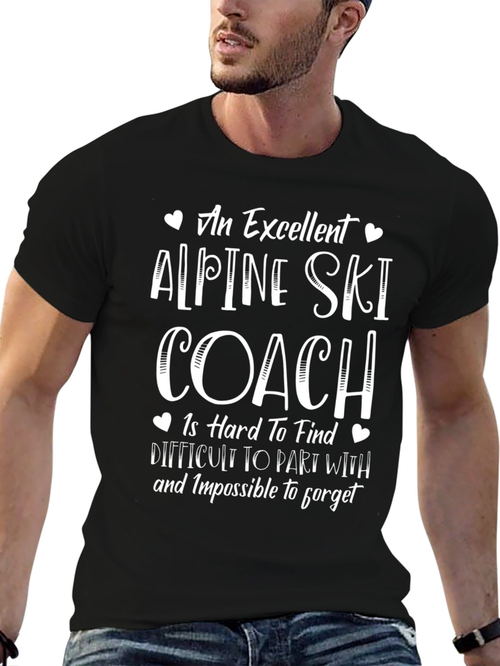 Alpine Ski Coach T-Shirt - Excellent Gift Idea
