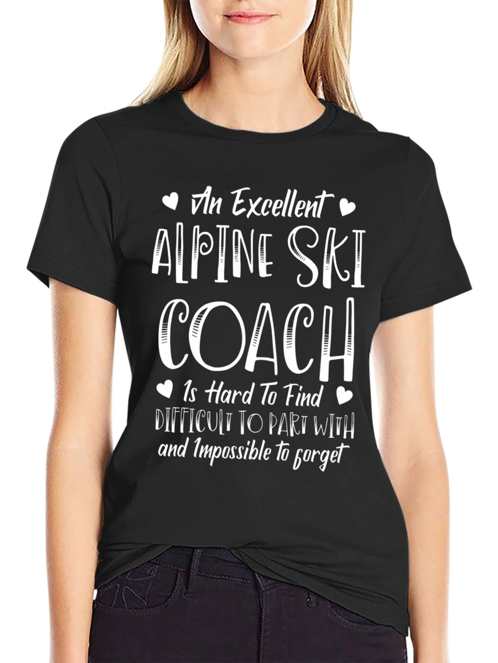 Alpine Ski Coach T-Shirt - Excellent Gift Idea