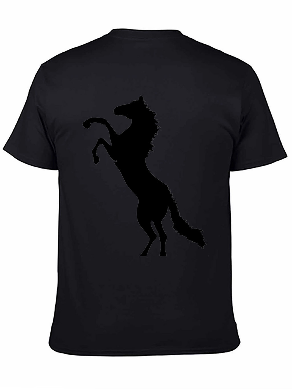 Black Horse Silhouette Graphic Tee
