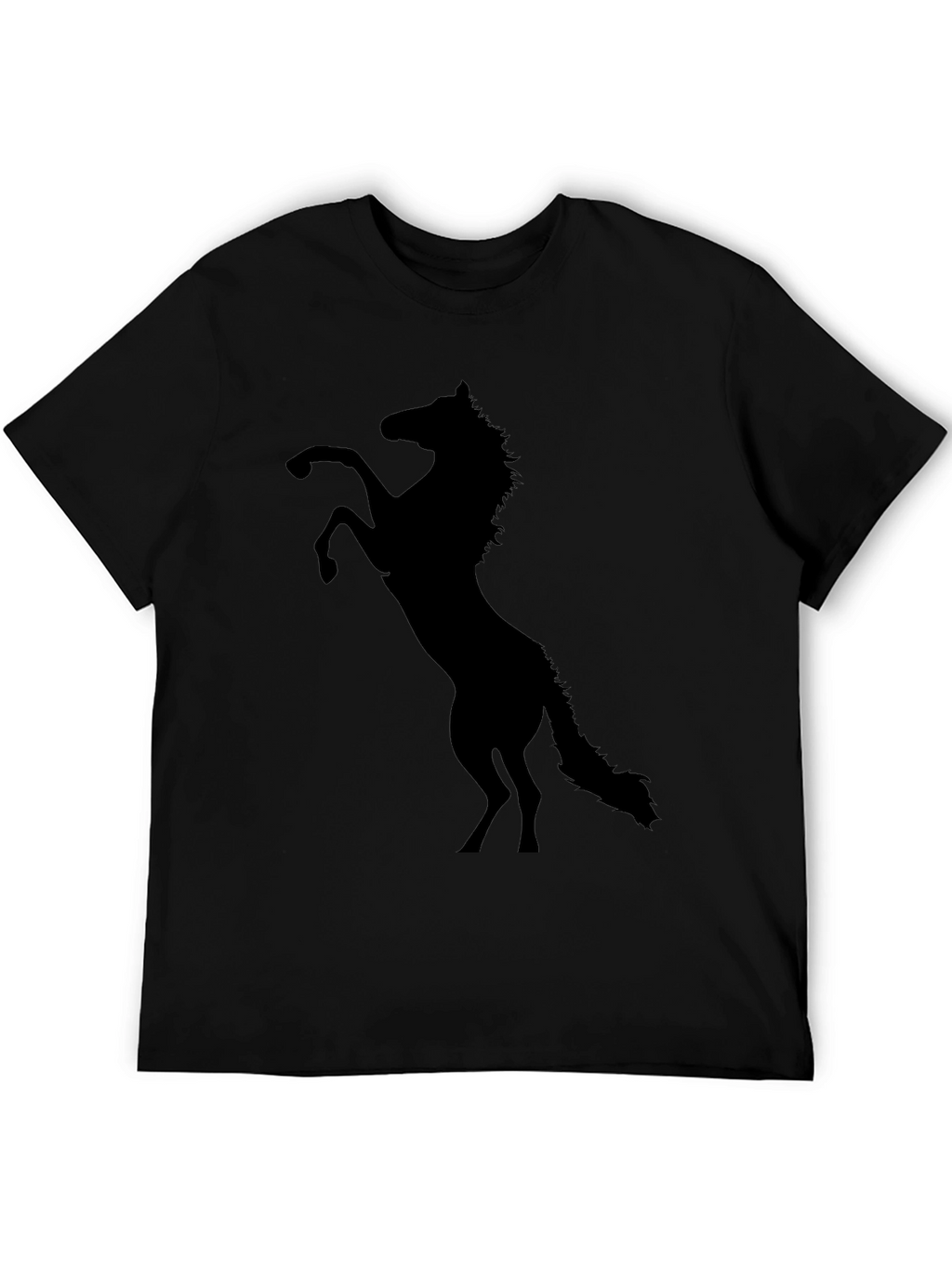 Black Horse Silhouette Graphic Tee