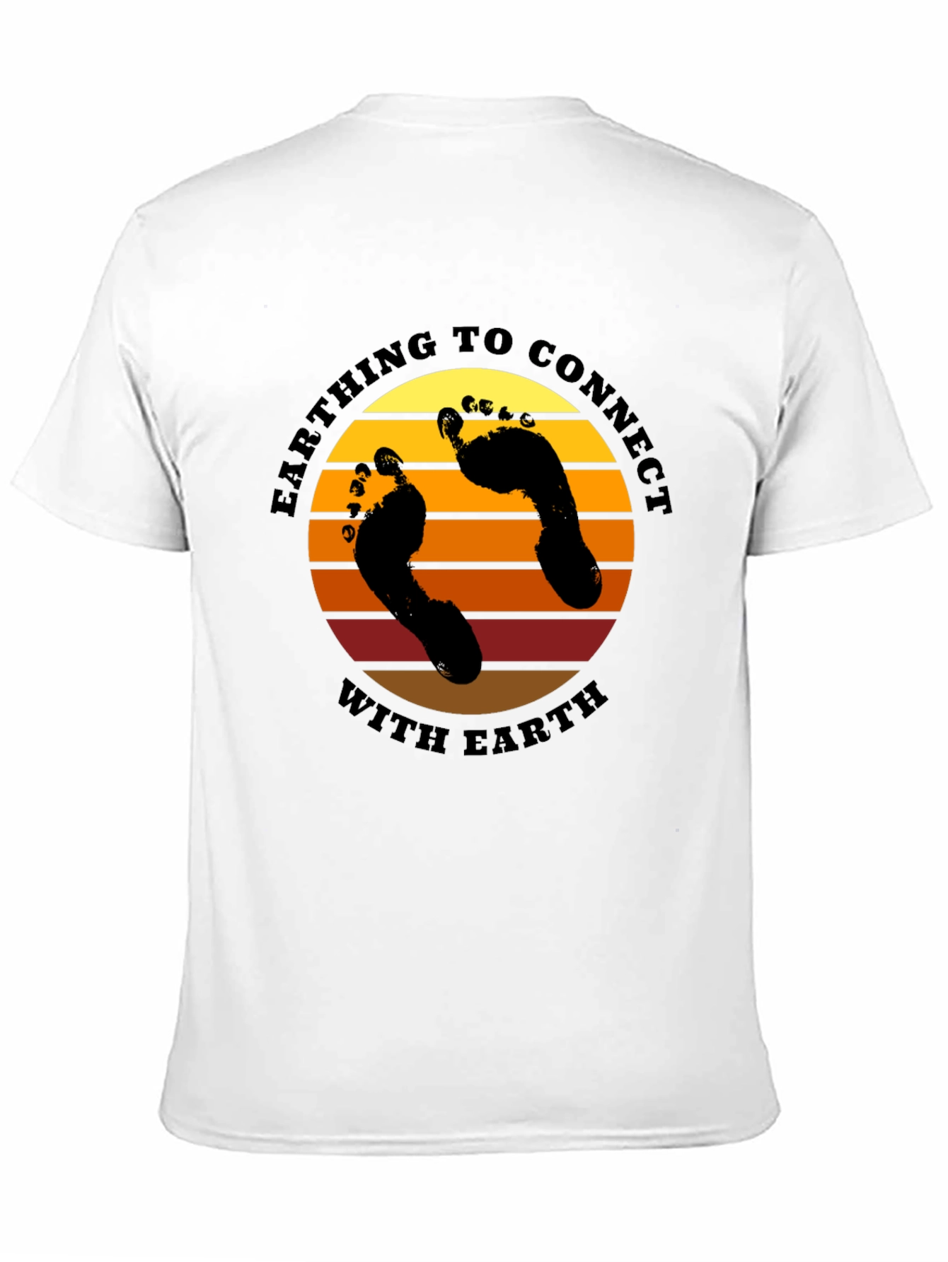 Earthing Connect T-Shirt: Grounding with Nature