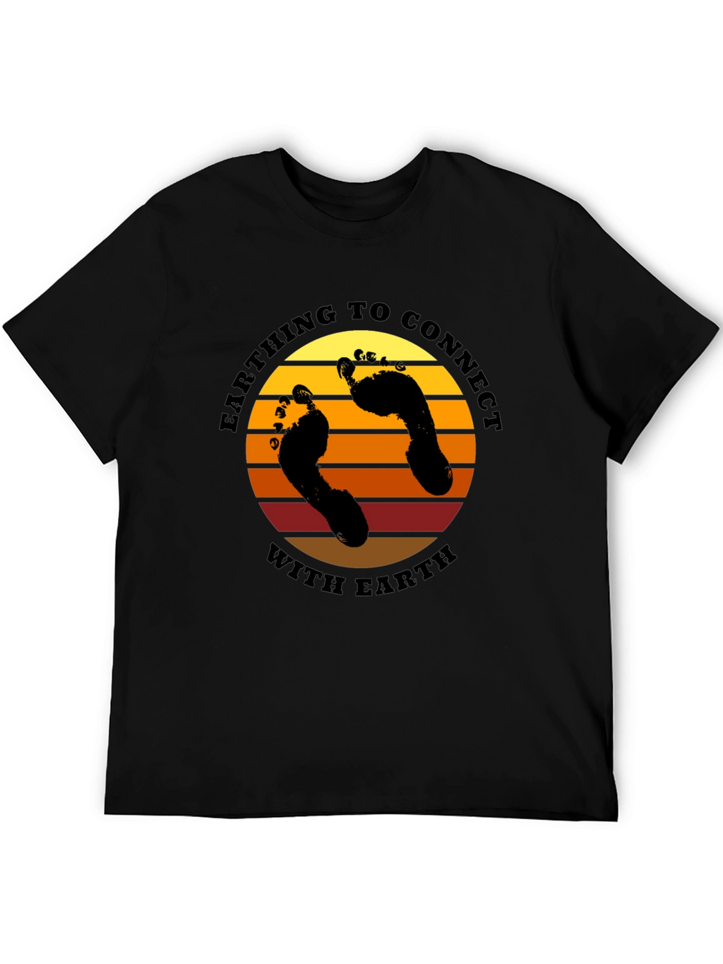 Earthing Connect T-Shirt: Grounding with Nature