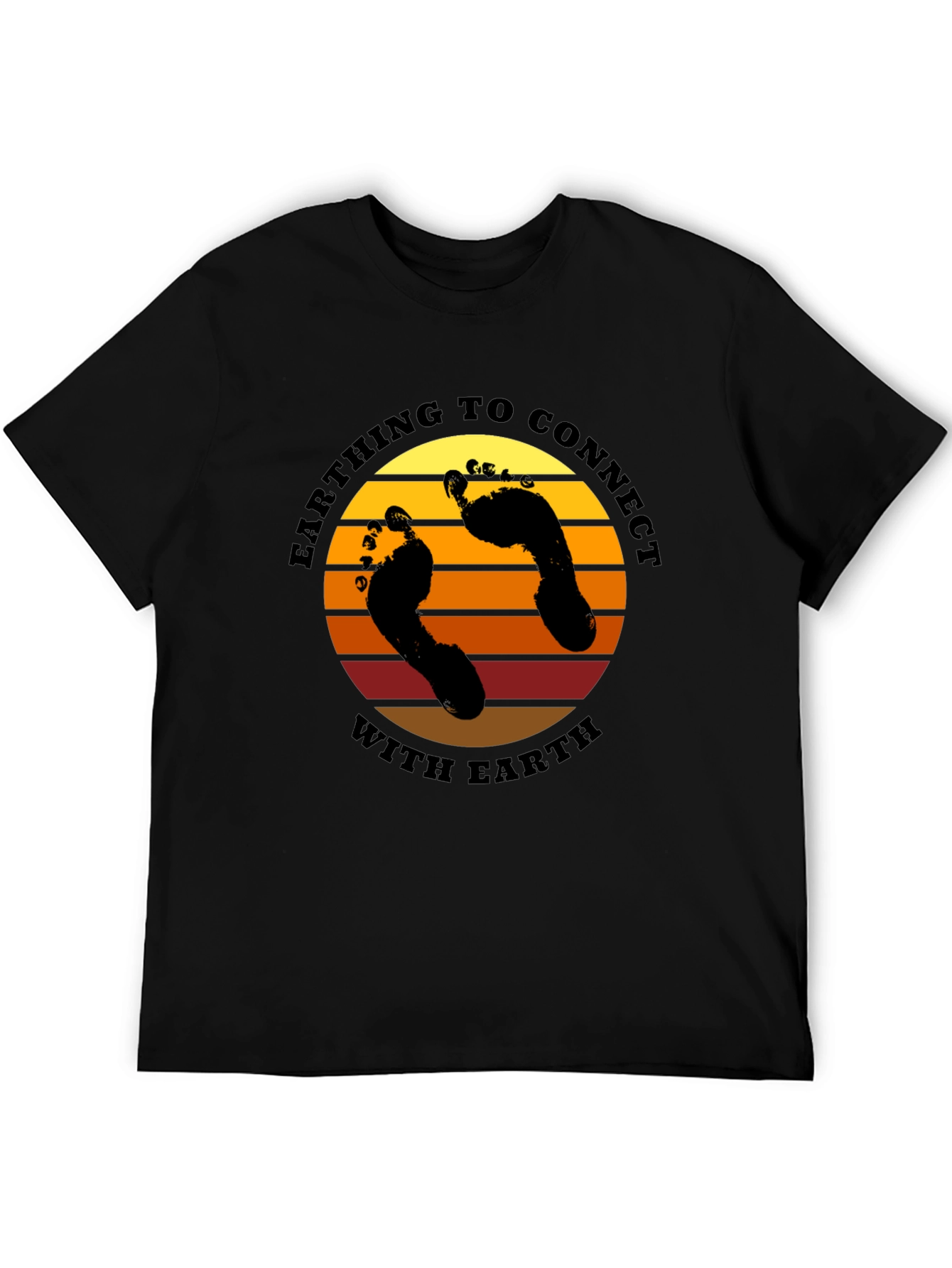 Earthing Connect T-Shirt: Grounding with Nature