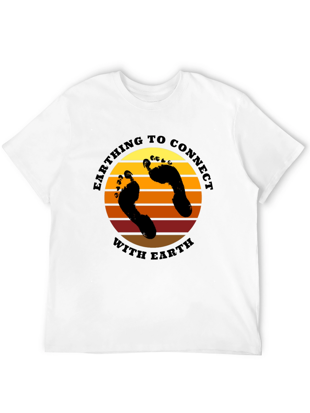 Earthing Connect T-Shirt: Grounding with Nature
