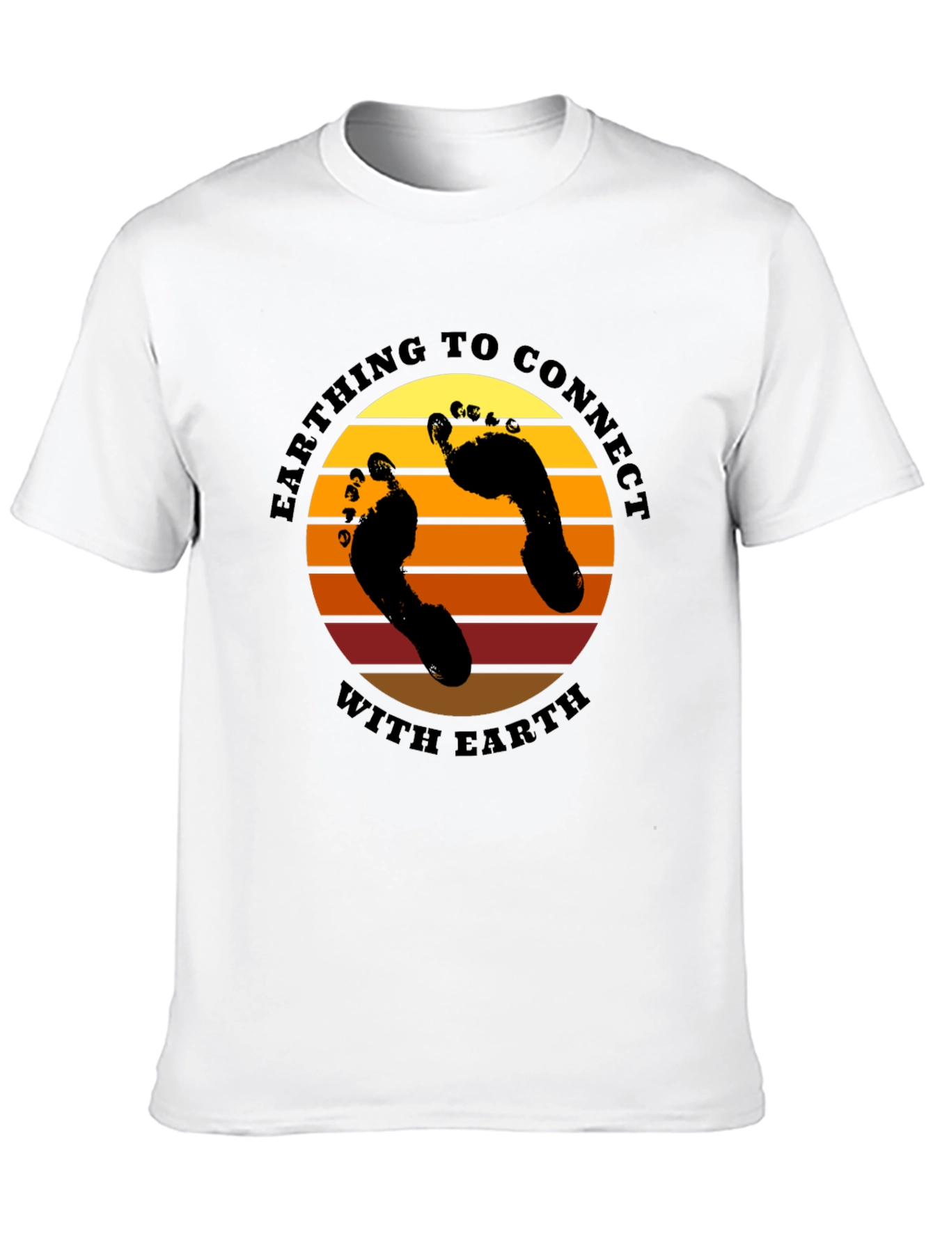 Earthing Connect T-Shirt: Grounding with Nature