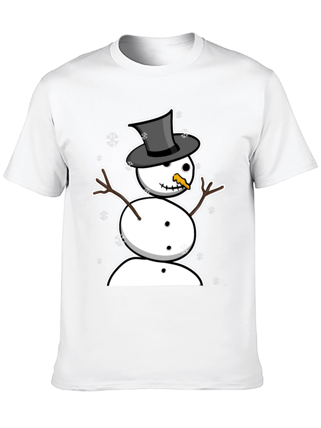 Snowman Graphic Tee - Winter Holiday Style