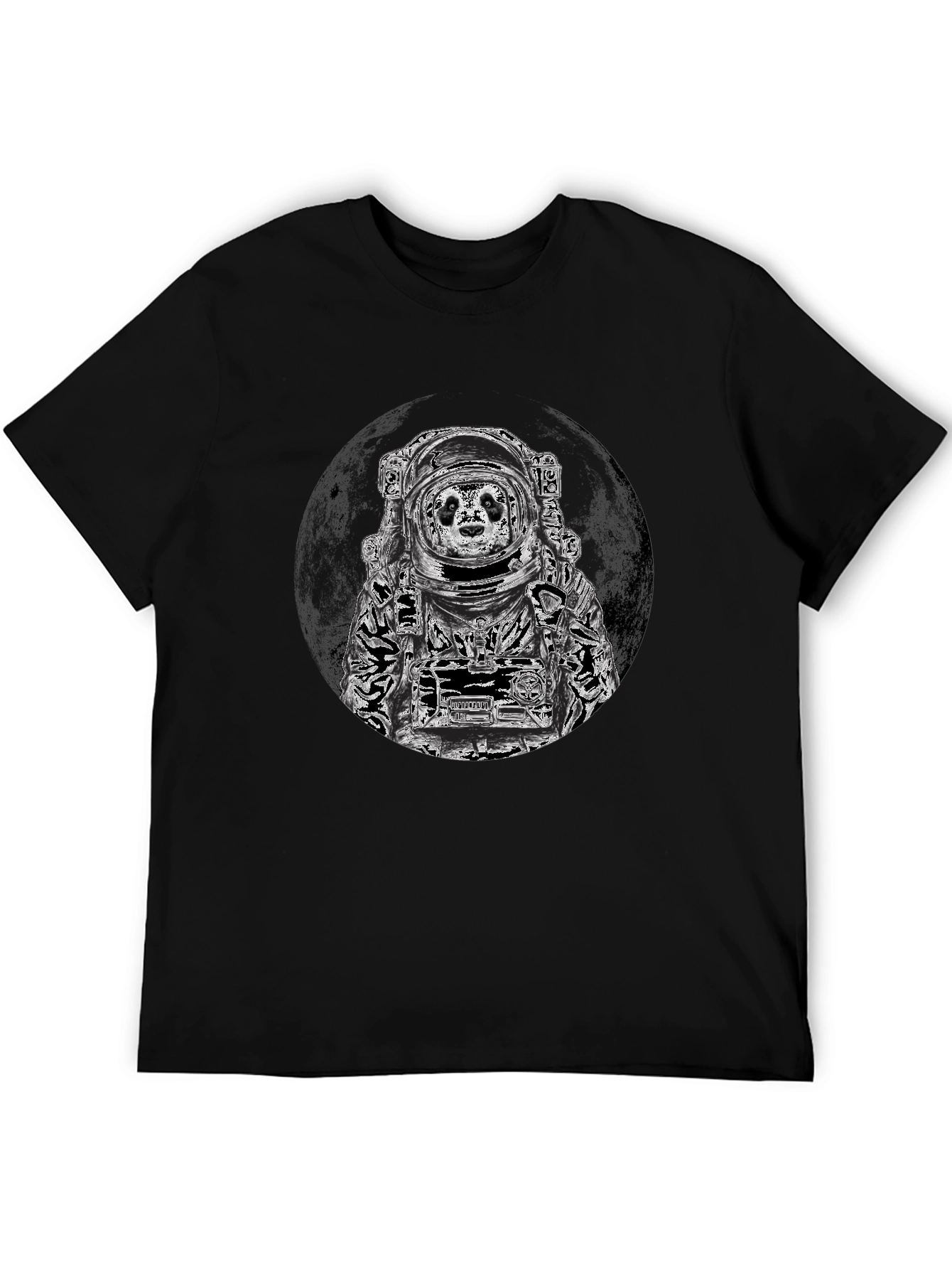 Panda Astronaut Graphic T-Shirt