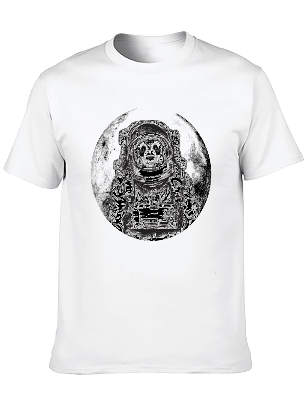 Panda Astronaut Graphic T-Shirt