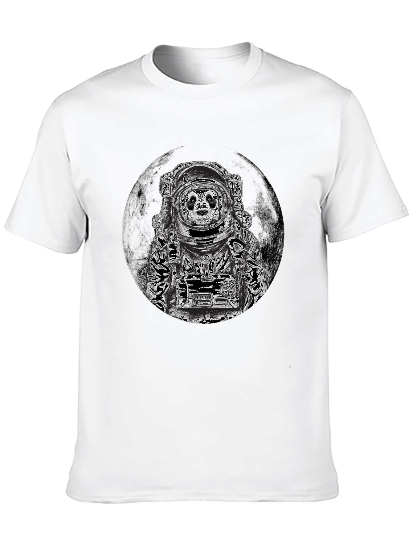 Panda Astronaut Graphic T-Shirt