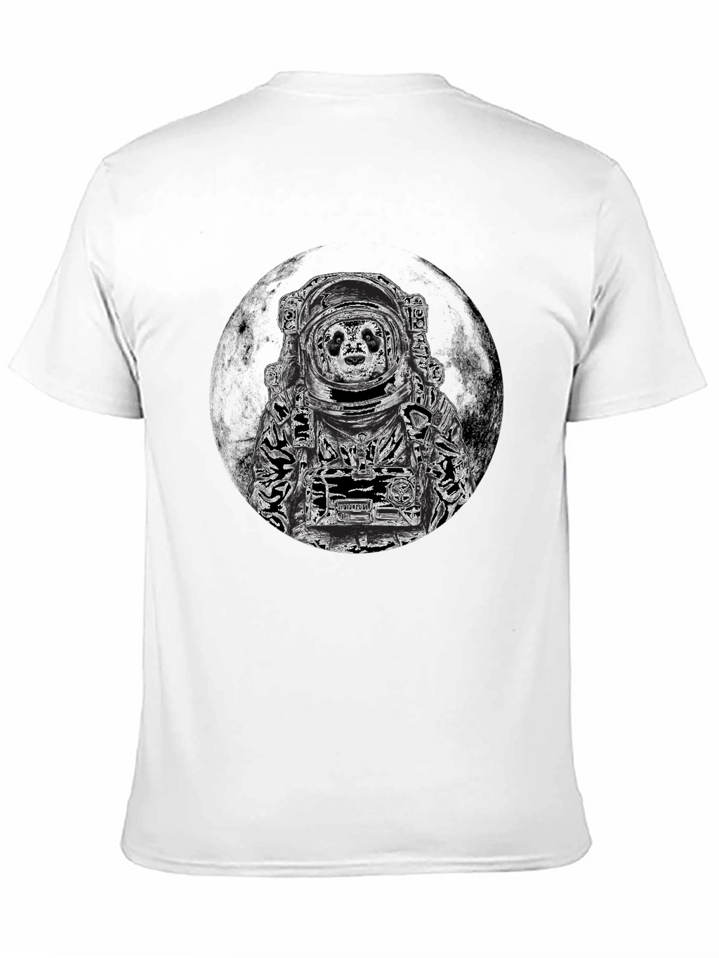 Panda Astronaut Graphic T-Shirt