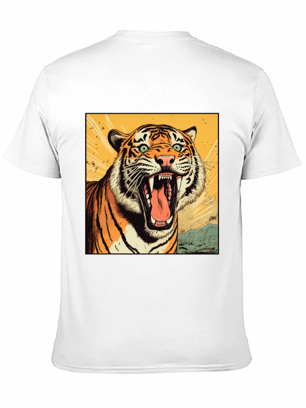 Tiger Graphic Tee - Fierce Roar Design