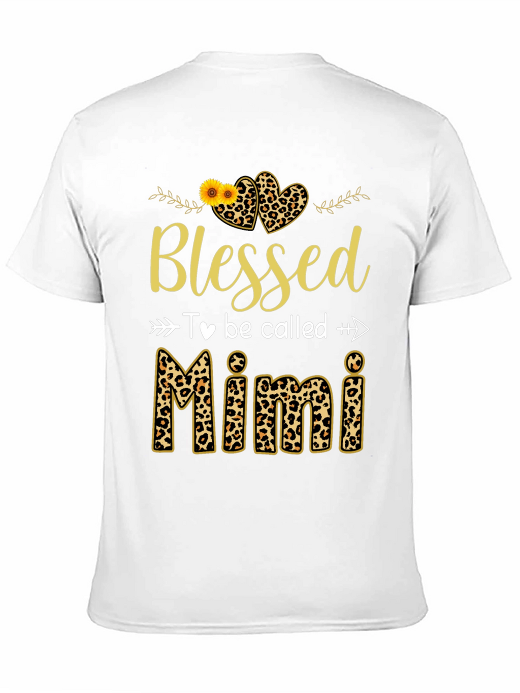 Blessed to Be Called Mimi Leopard Print T-Shirt