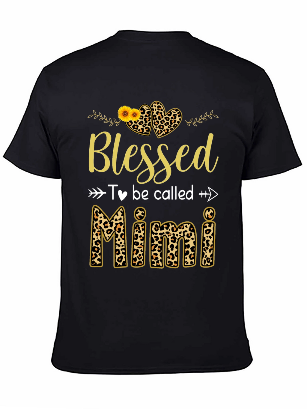 Blessed to Be Called Mimi Leopard Print T-Shirt