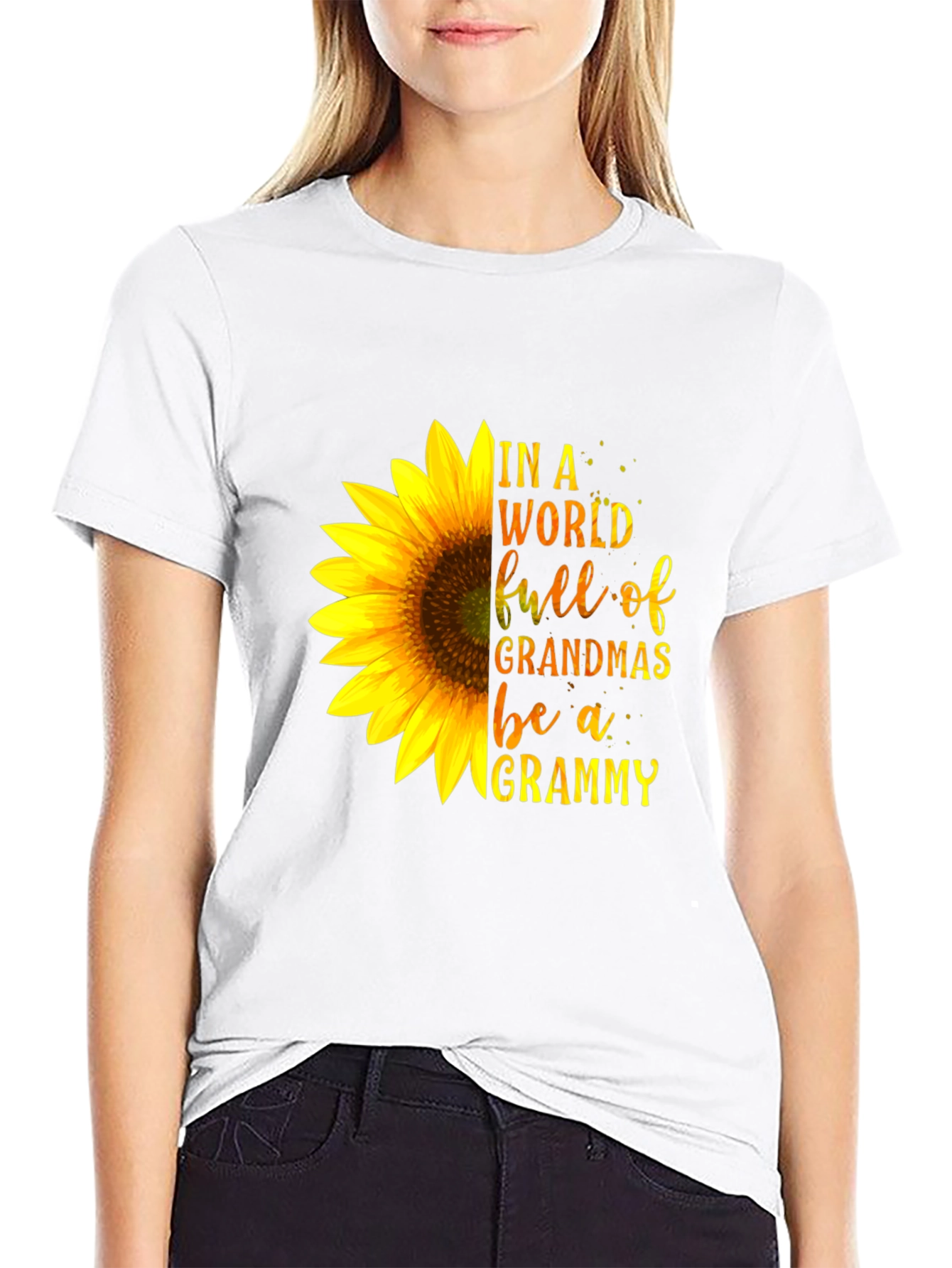 Sunflower Grammy T-Shirt: Be a Grammy