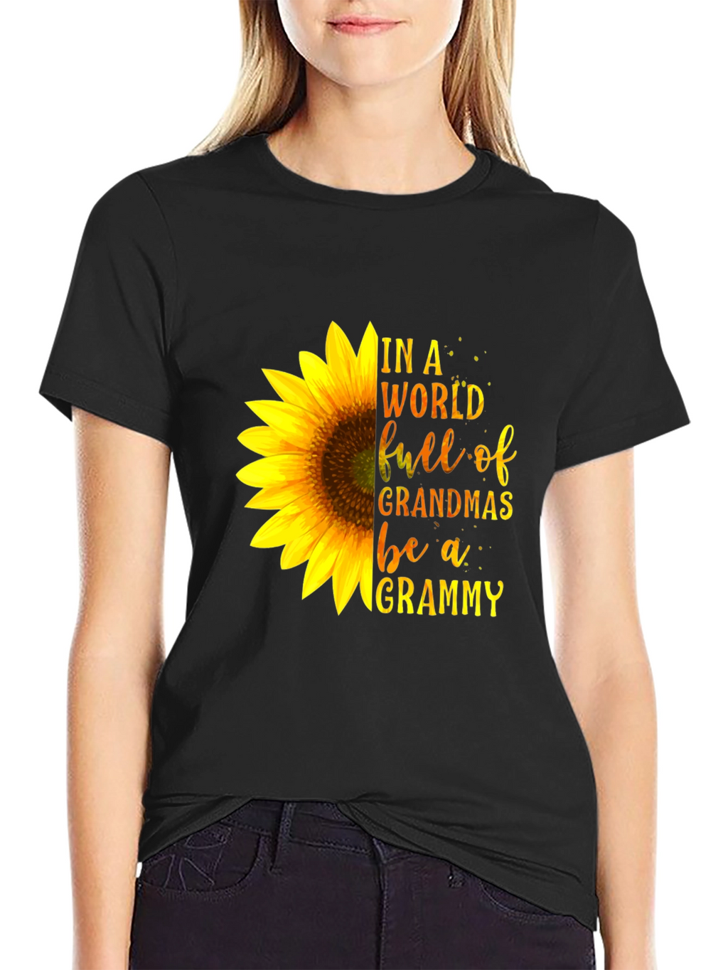 Sunflower Grammy T-Shirt: Be a Grammy