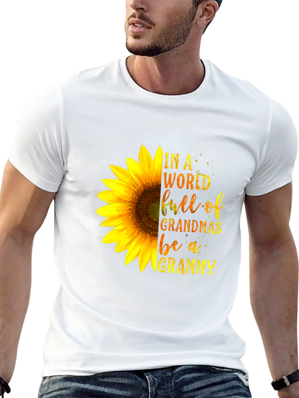 Sunflower Grammy T-Shirt: Be a Grammy