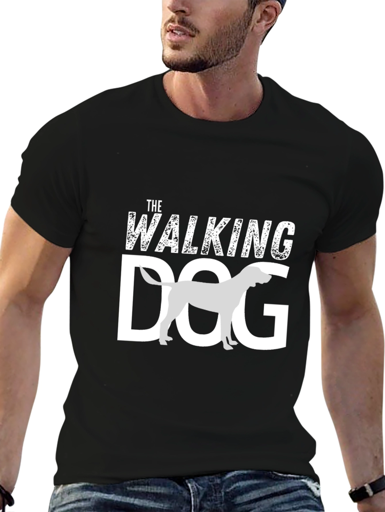 The Walking Dog Graphic Tee - Casual Canine Style