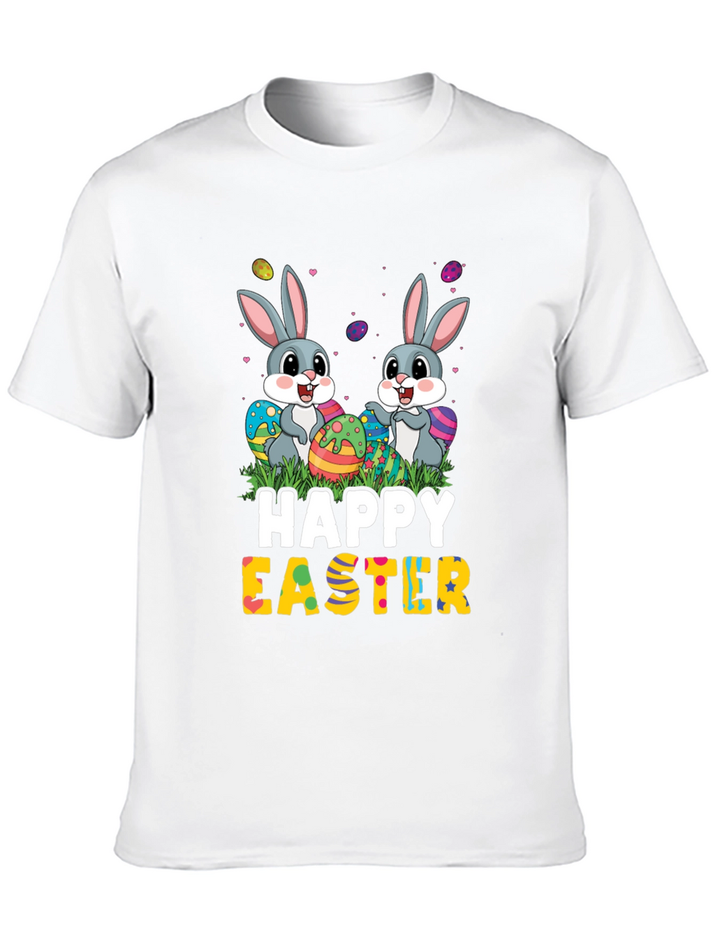 Happy Easter Bunny Graphic T-Shirt